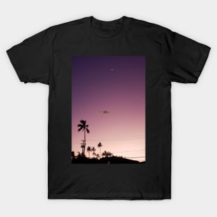 Purple tropical sky T-Shirt